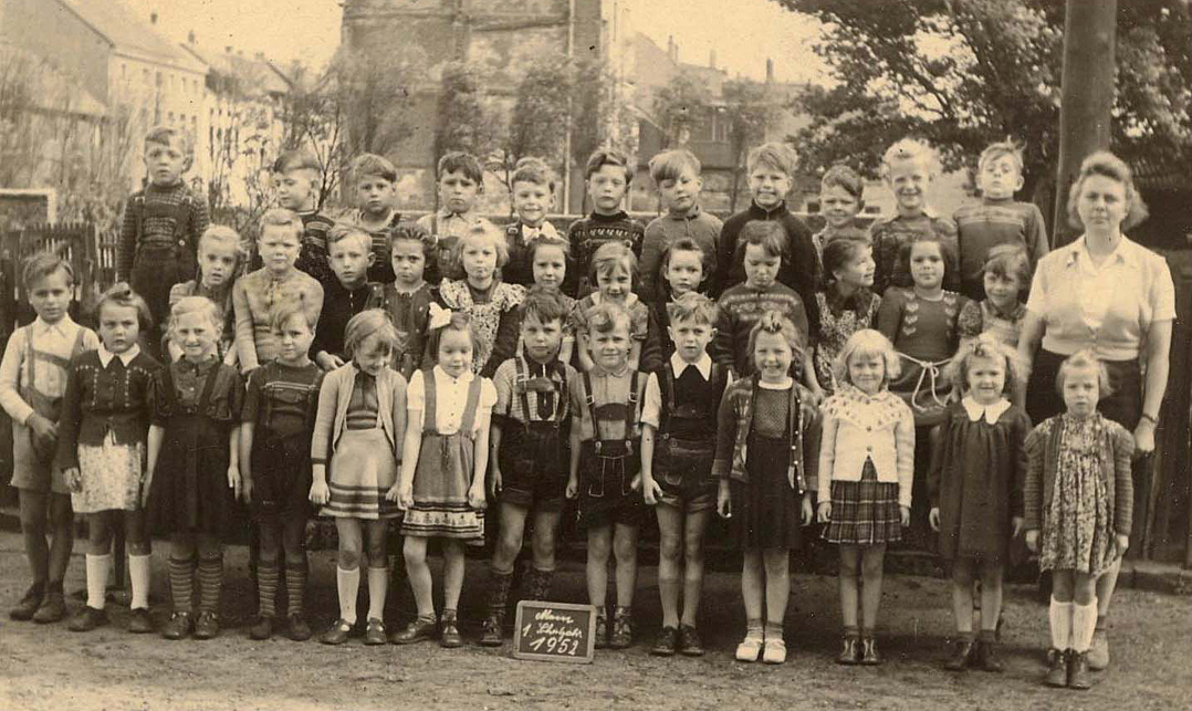 1 Schultag Hochfeldschule 1952