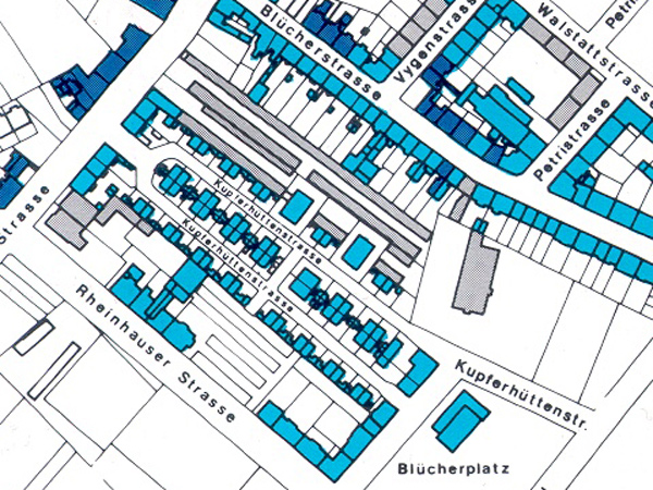 Plan Kupferhttenlsiedlung 1973